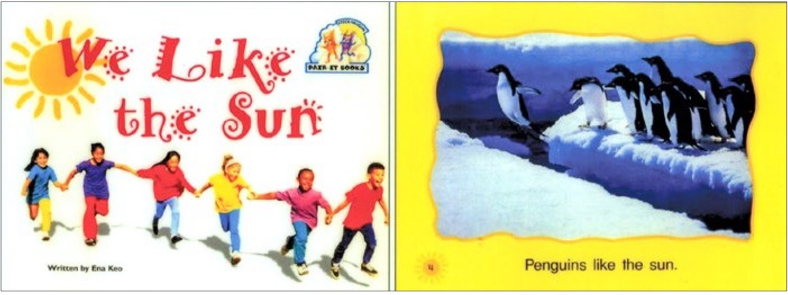 We like the sun book